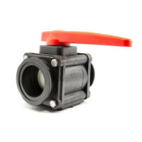 3 FLANGE 2 WAY BALL VALVE"