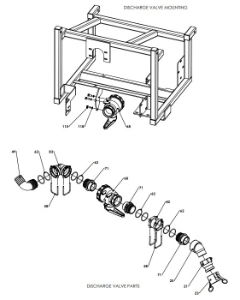 A950010-R02 (f) Manual Valve Assembly - 2" Camlock, Fast Fill, No Suction Filter