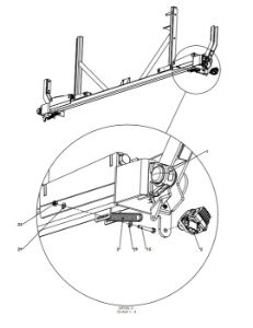 A96285 FRONT BOOM SUPPORT ASSEMBLY - F-SERIES