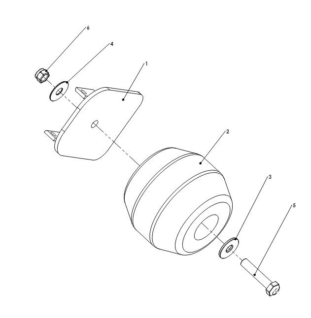 A41005 YAW BUFFER ASSEMBLY