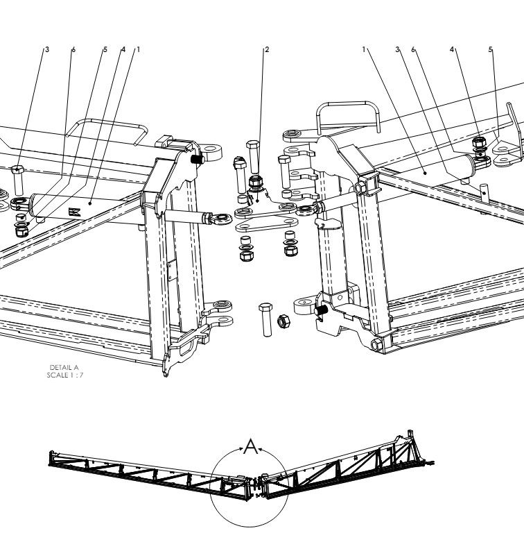 A41285 ADJUSTABLE CYLINDER 2nd FOLD F SERIES