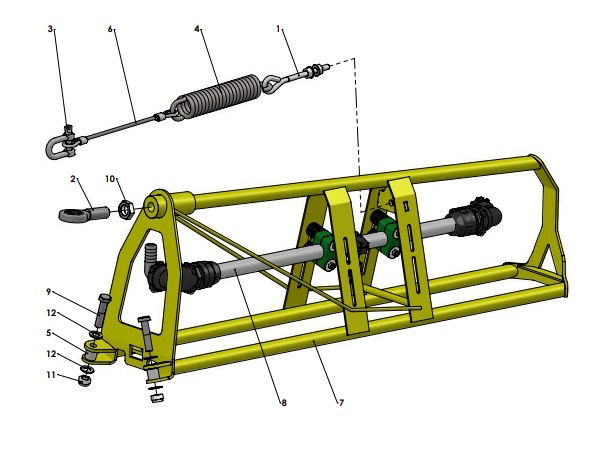 A41347 F-SERIES 1M TIP FRAME ASSEMBLY