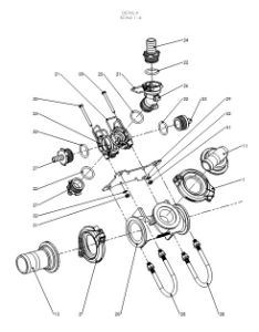 A79037 CENTRE FRAME PLUMBING ASSEMBLY - 2