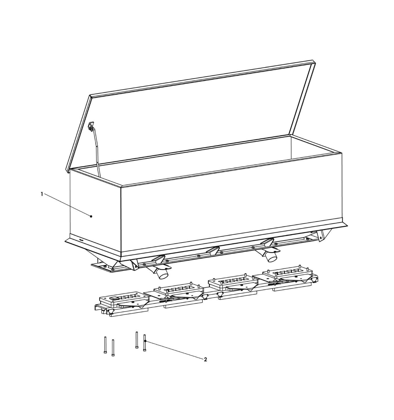 H690020 - 300L Hopper for Avadex