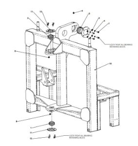 A79002 Yaw Frame Parts