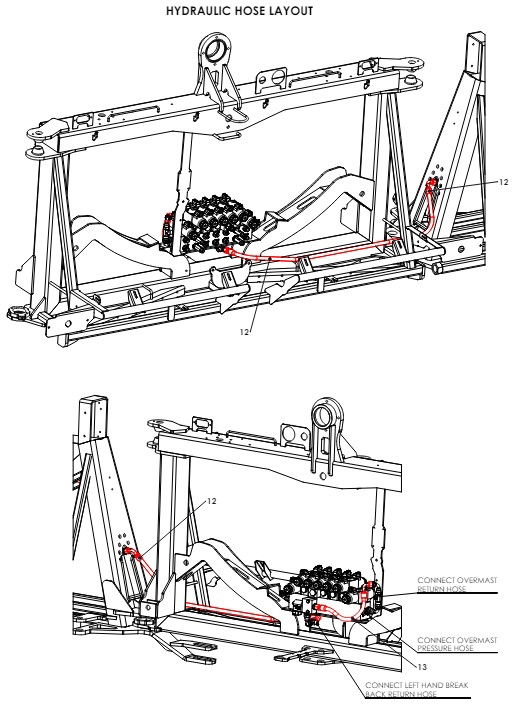 A41136 SECOND FOLD HYDRAULIC BREAK BACK ASSEMBLY 8