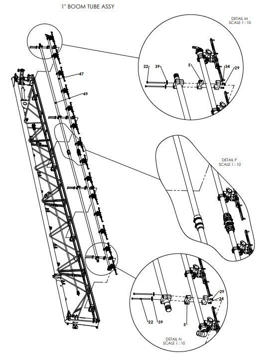 A79702 (i) H-Series 7M Mid Frame Assembly