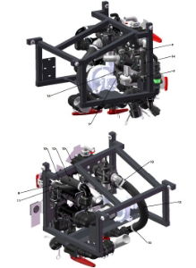 A950010-R02 (h) Manual Valve Assembly - 2" Camlock, Fast Fill, No Suction Filter