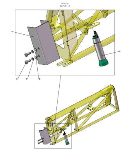 A41393 OUTER FRAME CONTOUR SENSOR ASSEMBLY