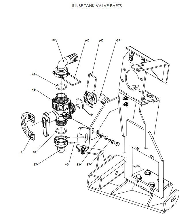 A96135-R02 (e) Manual Valve Assembly - 3" QRC