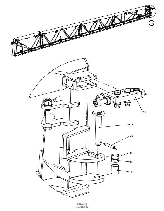 A79702 (f) H-Series 7M Mid Frame Assembly