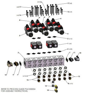 A41311 7 STATION MANIFOLD ASSEMBLY - CONTOUR