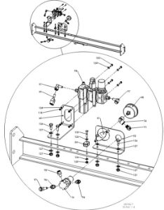 A79034 G-SERIES CENTRE FRAME ASSEMBLY-NON PROPORTIONAL HYDRAULICS 7