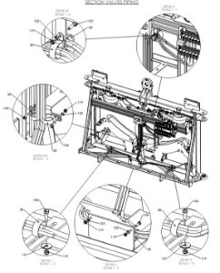 A79034 G-SERIES CENTRE FRAME ASSEMBLY-NON PROPORTIONAL HYDRAULICS 9