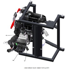 A95006-R02 (h) Manual Valve Assembly - 2" Camlock, No Fast Fill, No Suction Filter