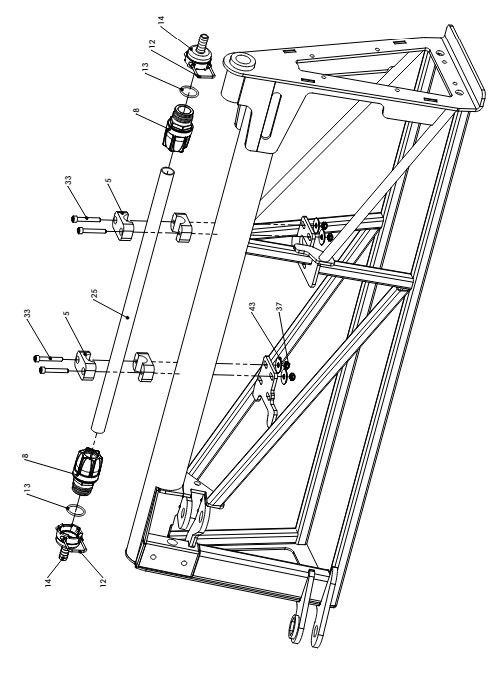 A41151 1M FIXED OUTER FRAME ASSEMBLY 4