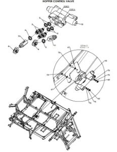 A95100 (g) Induction Hopper Drop Down Mechanism Assembly 