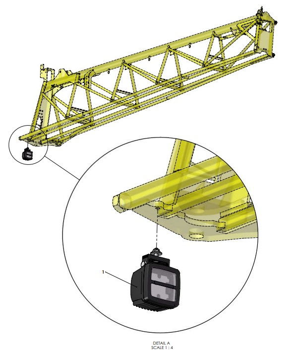 A41370 BOOM LIGHT ASSEMBLY