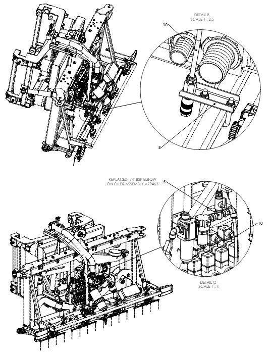 A41197 BLOCKED JET BLOW GUN ASSEMBLY 2