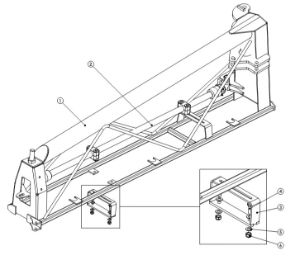 A79667 TRIPLE FOLD 1.5M OUTER FRAME PLUMBING CONFIGURATIONS