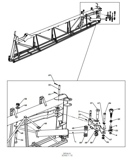 A79180 (b) G-SERIES INNER FRAME ASSY - MULTIDRIVE