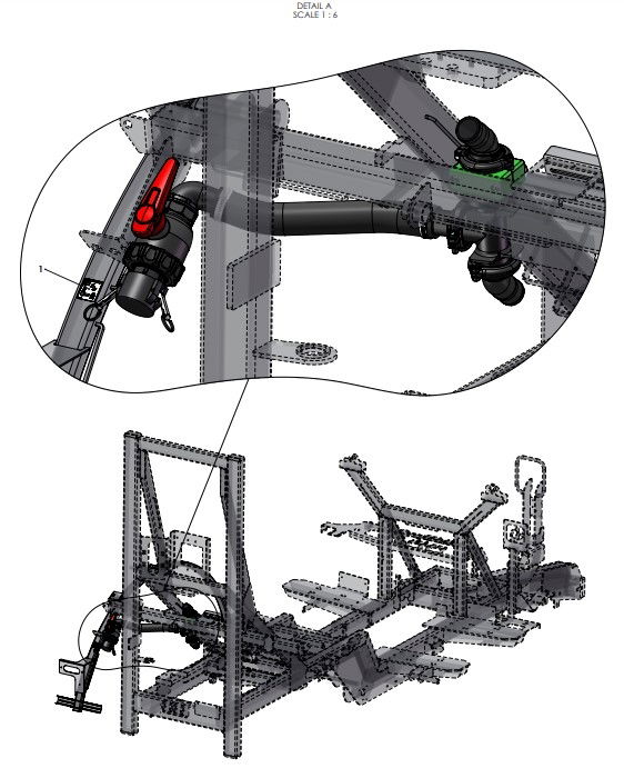 A96178-R01 (b) Tank Discharge Assembly - 2"