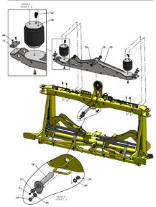 A41300 (d) CENTRE FRAME ASSEMBLY