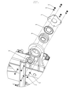 A79034 G-SERIES CENTRE FRAME ASSEMBLY-NON PROPORTIONAL HYDRAULICS 1