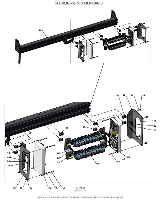 A79380-R01 G-SERIES CENTRE FRAME ASSEMBLY-PROPORTIONAL HYDRAULICS 8