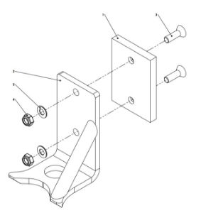 A41266 BOOM FRAME STOP BRACKET