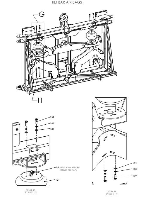 A79140 G-SERIES CENTRE FRAME ASSEMBLY-PROPORTIONAL HYDRAULICS 4