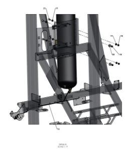 A96347 (c) Primary Air Tank Assembly - ASO - No Air Purge/CTI