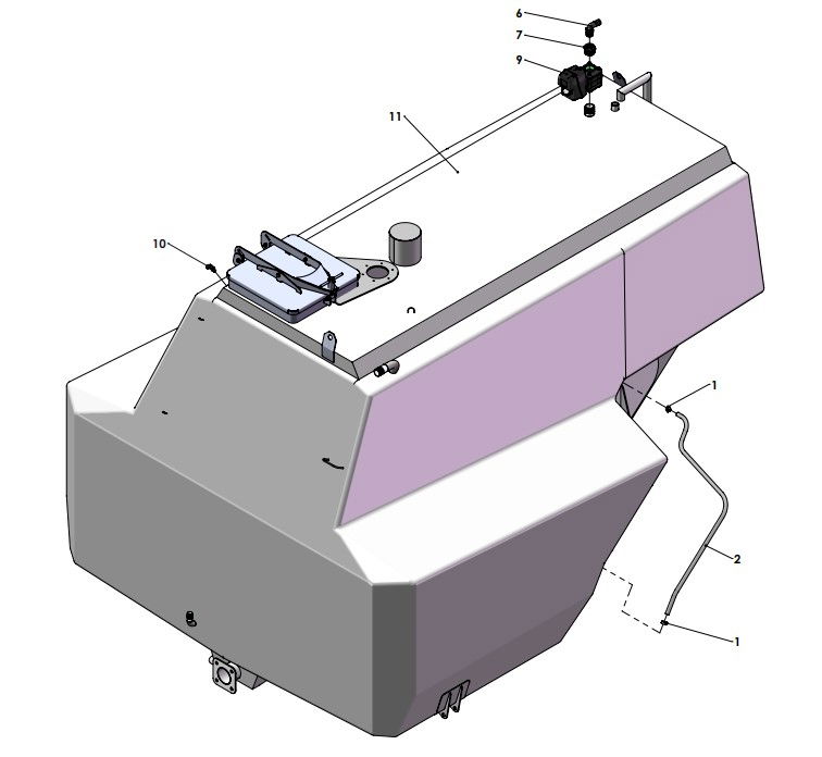 A96358-R01 (a) Tank Assembly - Common Parts