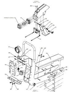 A96184 CONTINENTAL DRAWBAR ASSEMBLY 1 