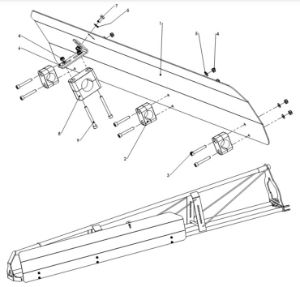 2M TIP FRAME HEDGROW PROTECTION PLT F SERIES 1 BOOM