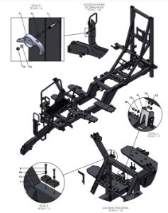 A96165-R01 (c) Front Access Platform Assembly