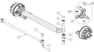 Sentry Axle - 860190 2