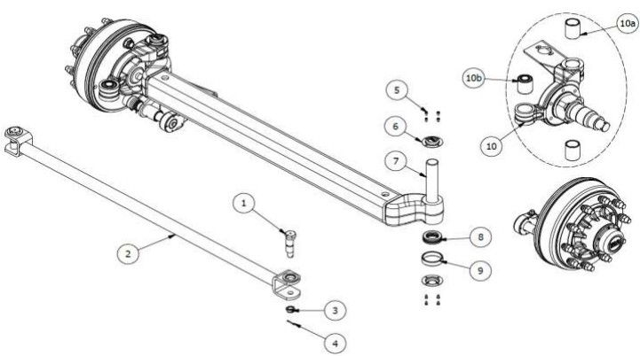 Sentry Axle - 860190 2