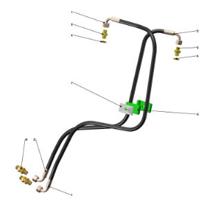 A41231 INDEPENDENT TILT HOSE ASSY BOOMS