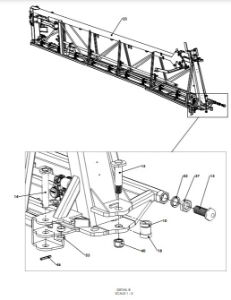 A79121 (b)  G-SERIES INNER FRAME ASSY - 80 BORE IND TILT RAM