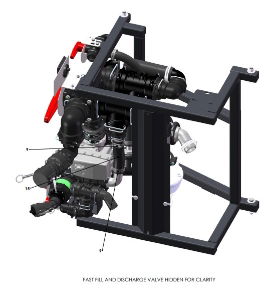 A950010-R02 (i) Manual Valve Assembly - 2" Camlock, Fast Fill, No Suction Filter
