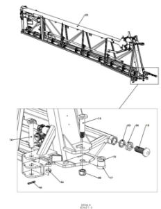 A79122-R01 (b) G-SERIES INNER FRAME ASSY - 100 BORE IND TILT RAM 