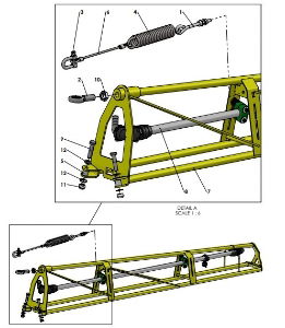 A41346 F-SERIES 2M TIP FRAME ASSEMBLY