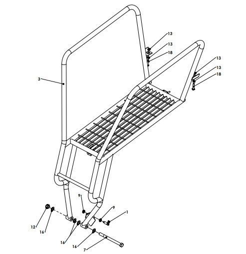 A96165 FRONT ACCESS PLATFORM ASSEMBLY