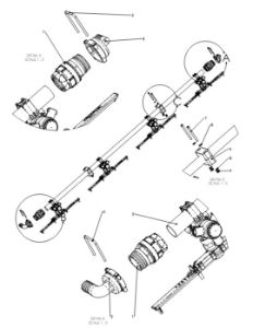 A41118 4 HOLE CENTER BOOM 1