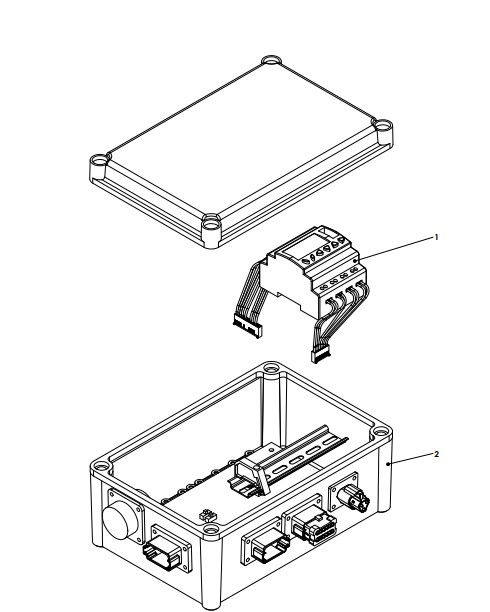 A96228 NON &#39;E&#39; SPEC JUNCTION BOX WITH CD12 ASSEMBLY