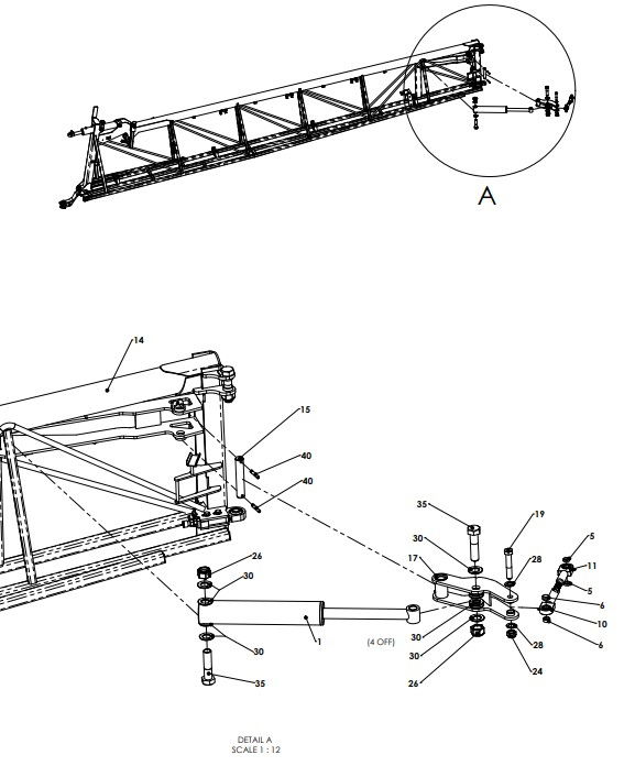 A79701 (a) H-Series 6M Inner Frame Assembly