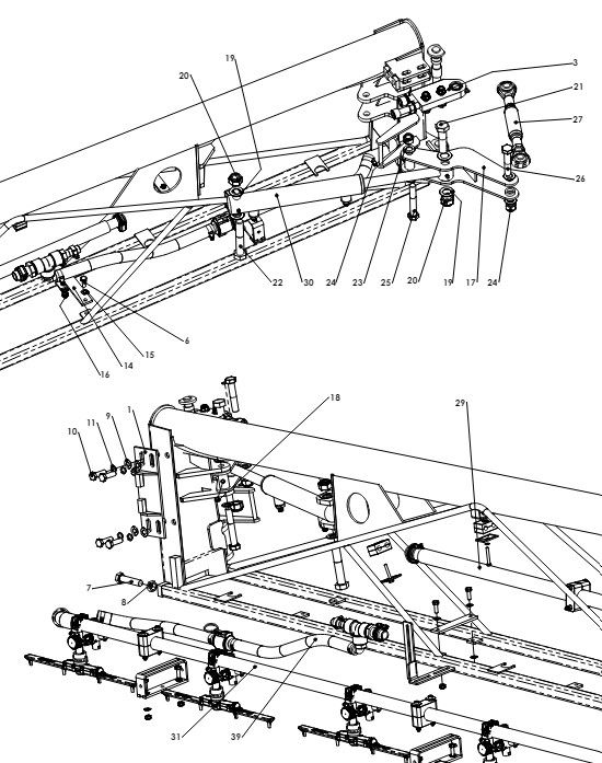 A79052 MID SECTION PARTS 1