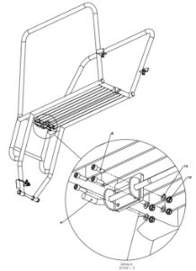 A96165 FRONT ACCESS PLATFORM ASSEMBLY 1 