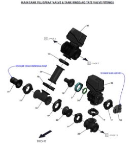 A96337 (d) Electric Plumbing Valve Assembly - No Air Purge & Diaphragm Pump